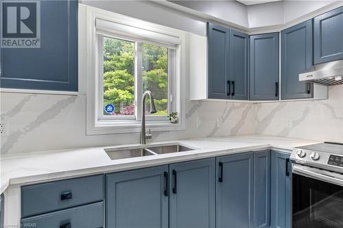 120 Lena Crescent, Cambridge, ON - Indoor Photo Showing Kitchen With Double Sink