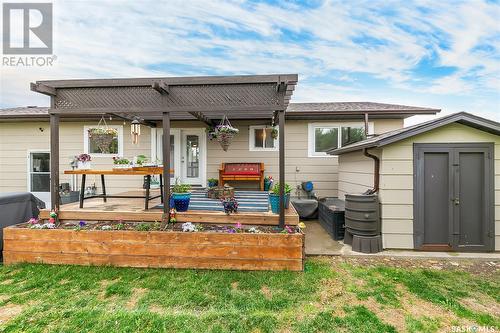 668 Goderich Street, Bethune, SK - Outdoor With Deck Patio Veranda With Exterior