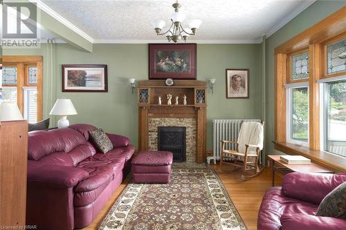 170 Queen Street N, Kitchener, ON - Indoor Photo Showing Living Room With Fireplace