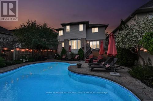 4143 Bianca Forest Drive, Burlington, ON - Outdoor With In Ground Pool With Deck Patio Veranda With Backyard