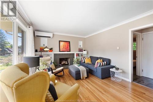 553 High St, Moncton, NB - Indoor Photo Showing Living Room With Fireplace