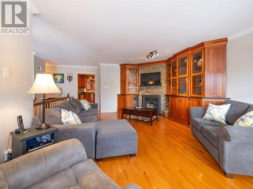 10 Chrisara Place, Portugal Cove - St. Phillips, NL - Indoor Photo Showing Living Room With Fireplace