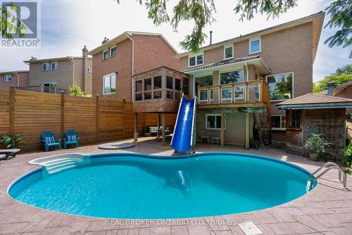 4082 Powderhorn Crescent, Mississauga, ON - Outdoor With In Ground Pool With Exterior