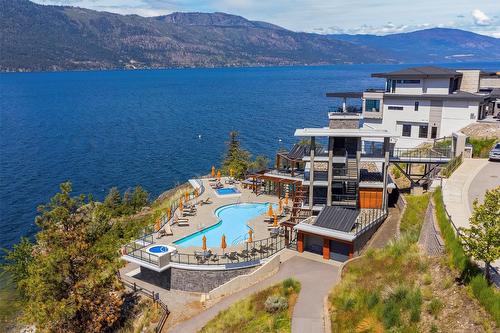 10335 Long Road, Lake Country, BC - Outdoor With Body Of Water With In Ground Pool With View