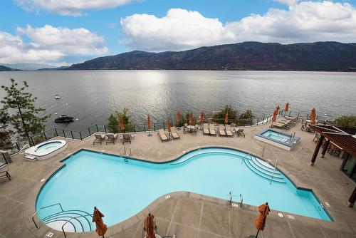 10335 Long Road, Lake Country, BC - Outdoor With Body Of Water With In Ground Pool With View