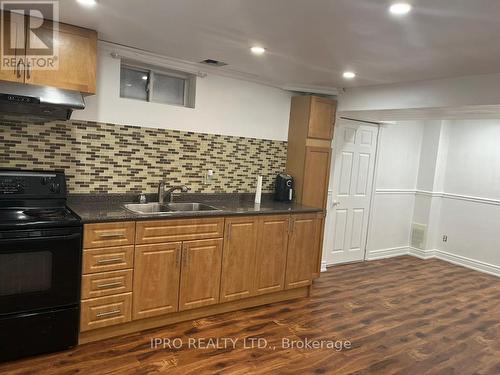 Basemnt - 1518 Samuelson Circle, Mississauga, ON - Indoor Photo Showing Kitchen With Double Sink