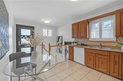 196 Erin Avenue, Hamilton, ON - Indoor Photo Showing Kitchen With Double Sink