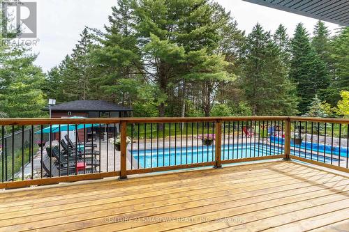 96 Main Street, Burk'S Falls, ON - Outdoor With In Ground Pool With Deck Patio Veranda