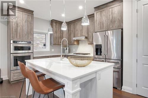 19 Netherwood Road, Kitchener, ON - Indoor Photo Showing Kitchen With Double Sink With Upgraded Kitchen