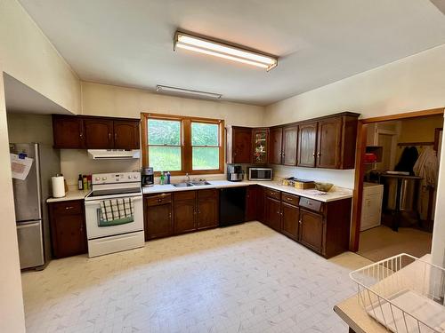 87 Nelson Avenue, Nakusp, BC - Indoor Photo Showing Kitchen With Double Sink