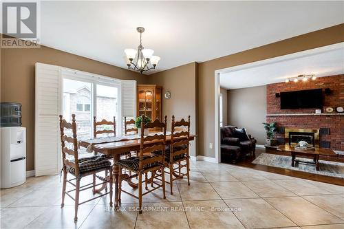 6 Cherryridge Close, Hamilton, ON - Indoor Photo Showing Dining Room With Fireplace