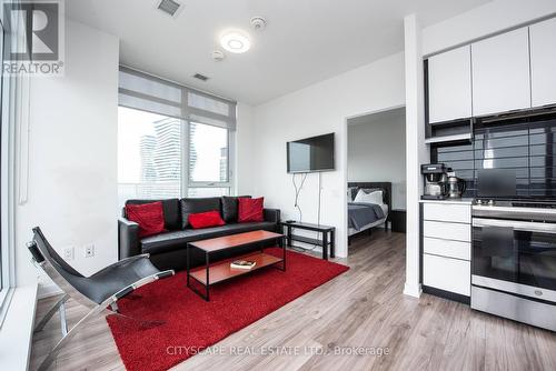 4308 - 4065 Confederation Parkway, Mississauga, ON - Indoor Photo Showing Living Room