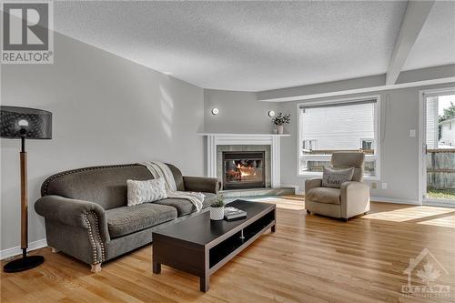 3443 Albion Road S, Ottawa, ON - Indoor Photo Showing Living Room With Fireplace