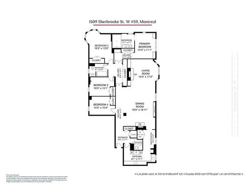 Plan (croquis) - 59-1509 Rue Sherbrooke O., Montréal (Ville-Marie), QC - Other