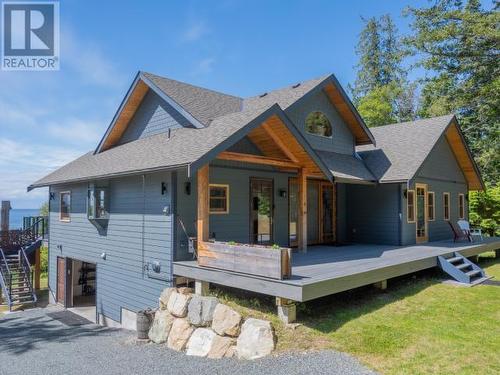 8116 Emmonds Road, Powell River, BC - Outdoor With Deck Patio Veranda