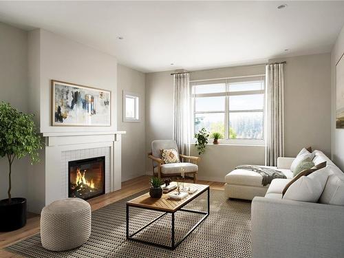 1488 Atlas Dr, Langford, BC - Indoor Photo Showing Living Room With Fireplace