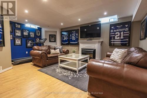 1042 Zimmerman Crescent, Milton, ON - Indoor With Fireplace