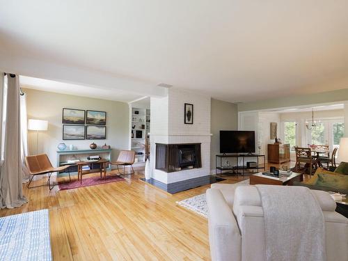 Salon - 91 Rue Birch Hill, Hudson, QC - Indoor Photo Showing Living Room With Fireplace