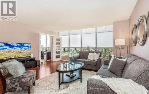 1207 - 310 Mill Street S, Brampton, ON - Indoor Photo Showing Living Room