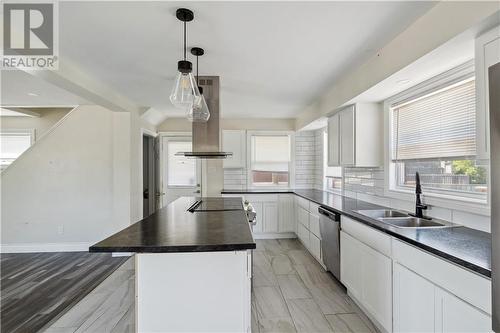 14 Macbeath, Moncton, NB - Indoor Photo Showing Kitchen With Double Sink