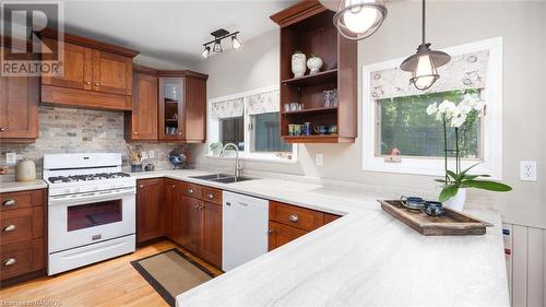 11 & Lot 17 Shoreline Drive, Northern Bruce Peninsula, ON - Indoor Photo Showing Kitchen With Double Sink