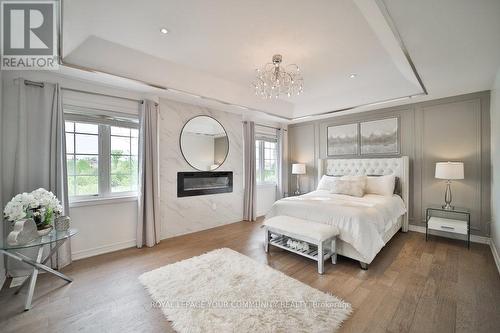 15 Jocada Court, Richmond Hill, ON - Indoor Photo Showing Bedroom With Fireplace