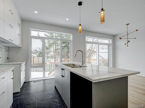 Kitchen - 3894 Rue Du Collège, Longueuil (Saint-Hubert), QC - Indoor Photo Showing Kitchen With Double Sink With Upgraded Kitchen