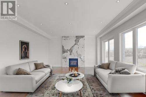 51A Puccini Drive, Richmond Hill, ON - Indoor Photo Showing Living Room With Fireplace