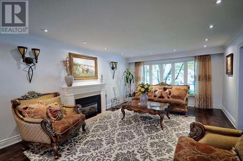 8 Medalist Road, Toronto (St. Andrew-Windfields), ON - Indoor Photo Showing Living Room With Fireplace