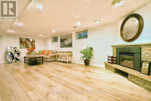 8 Medalist Road, Toronto (St. Andrew-Windfields), ON - Indoor Photo Showing Living Room With Fireplace