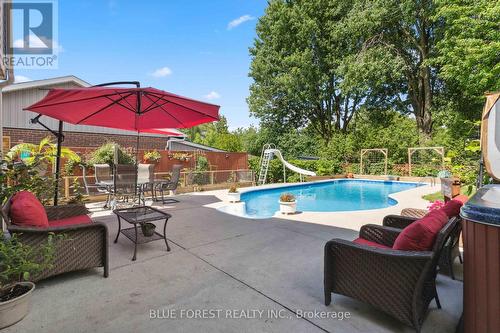 126 Odessa Avenue, London, ON - Outdoor With In Ground Pool With Deck Patio Veranda With Backyard