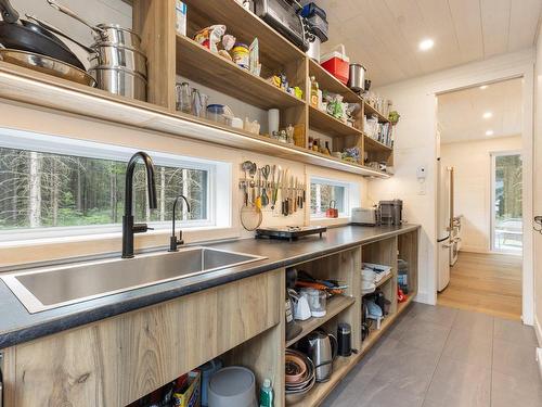 Kitchenette - 451 Ch. Simoneau, Orford, QC - Indoor Photo Showing Kitchen With Double Sink