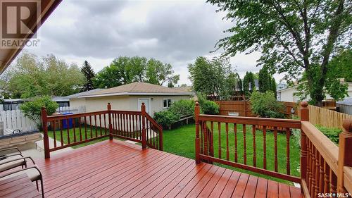 43 Minot Drive, Regina, SK - Outdoor With Deck Patio Veranda With Exterior