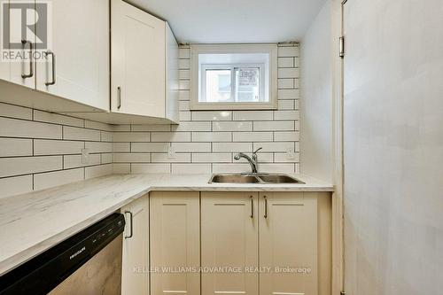 #2 - 15 Athens Street, Hamilton, ON - Indoor Photo Showing Kitchen With Double Sink