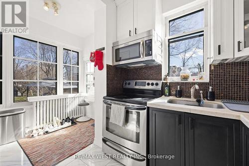 76 Rosemount Avenue, Toronto (Weston), ON - Indoor Photo Showing Kitchen With Double Sink