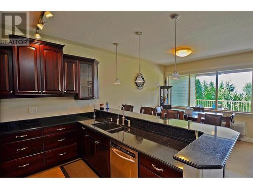 3460 Parkway Road Unit# A202 Lot# Mabel Lake, Enderby, BC - Indoor Photo Showing Kitchen With Double Sink