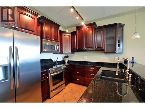 3460 Parkway Road Unit# A202 Lot# Mabel Lake, Enderby, BC - Indoor Photo Showing Kitchen With Double Sink