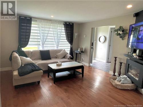 1193 Rue Principale Street, Le Goulet, NB - Indoor Photo Showing Living Room With Fireplace