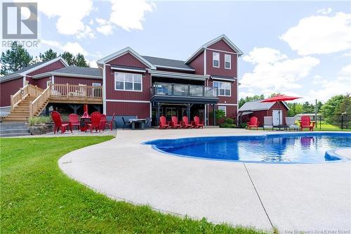 630 Route 124, Norton, NB - Outdoor With In Ground Pool With Deck Patio Veranda