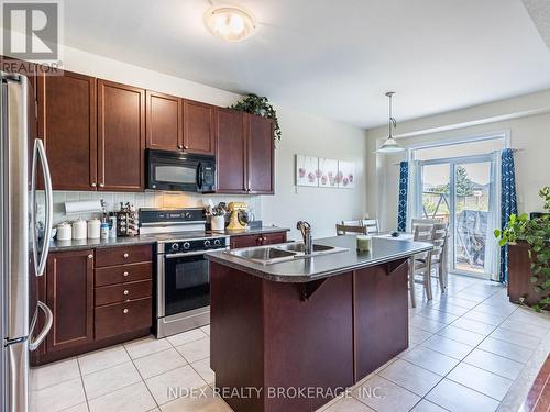 55 Iceland Poppy Trail, Brampton, ON - Indoor Photo Showing Kitchen With Stainless Steel Kitchen With Double Sink