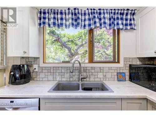 3612 Old Okanagan Highway, West Kelowna, BC - Indoor Photo Showing Kitchen With Double Sink