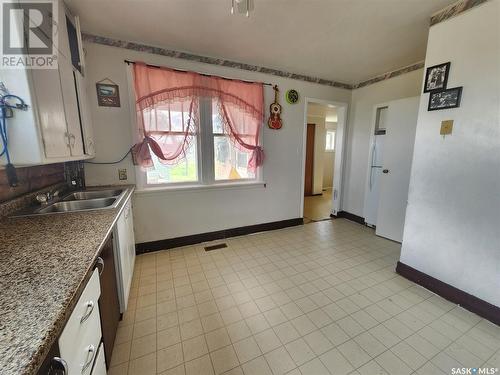 104 Frederick Street, Ogema, SK - Indoor Photo Showing Kitchen With Double Sink