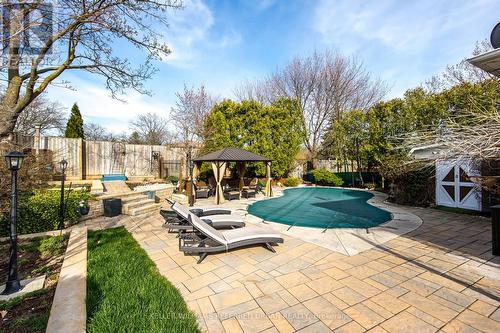 3202 Centennial Drive, Burlington, ON - Outdoor With In Ground Pool With Backyard