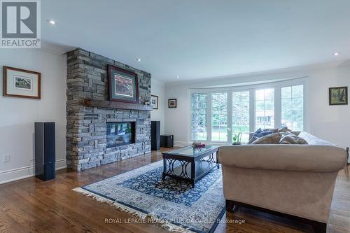 165 Walby Drive, Oakville (Bronte East), ON - Indoor Photo Showing Living Room With Fireplace