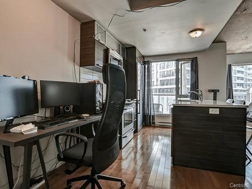 Kitchen - 316-225 Rue De La Montagne, Montréal (Le Sud-Ouest), QC - Indoor Photo Showing Office