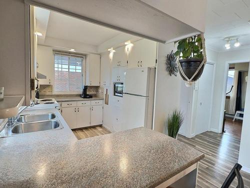 Kitchen - 23 Rue Champoux, Notre-Dame-Du-Nord, QC - Indoor Photo Showing Kitchen With Double Sink