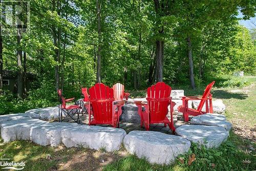 Elevated Fire Pit very large for those night time gatherings - 2066 Beman Point Lane, Coldwater, ON - Outdoor