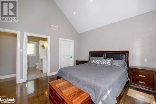 with ensuite - 2066 Beman Point Lane, Coldwater, ON - Indoor Photo Showing Bedroom