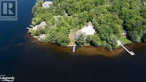 Sky View on South West side of The Point - 2066 Beman Point Lane, Coldwater, ON - Outdoor With Body Of Water With View