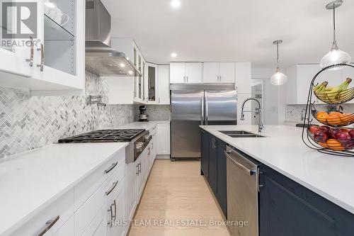 2041 Lilac Drive, Innisfil, ON - Indoor Photo Showing Kitchen With Double Sink With Upgraded Kitchen